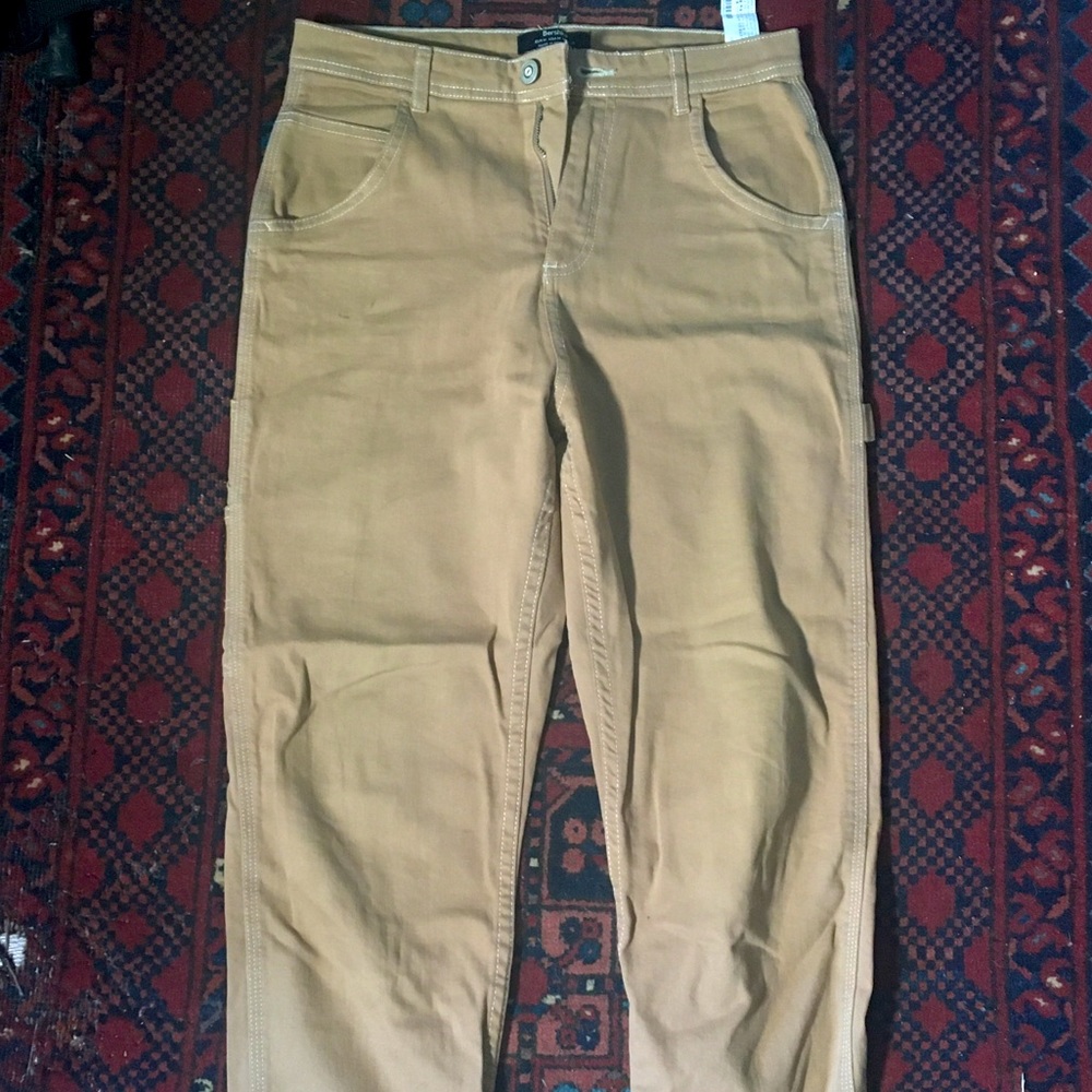 Men’s Bershka 28x32 Gold Trousers